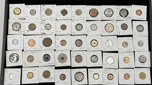 (Lot of 45) World Coins from the Middle East Old & Modern Collection Egypt - Picture 1 of 8