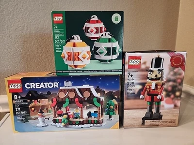 Lego Christmas Set Of 3 (40604, 40602, 40254) NEW SEALED - Image 1 of 4