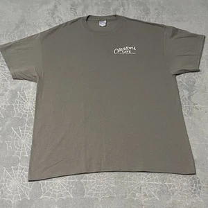 Clantons Cafe Oklahoma Tourist Shirt Mens 2XL Gray Mustang Graphic Print Tee - Picture 1 of 5