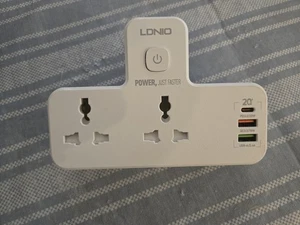 LDNIO 20 Watt 3 Ports USB Chargeur Extension Bande d'alimentation pour Voyage à l'étranger - Photo 1 sur 3