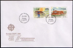 Finland FDC 1990, Post Office Buildings, Europa Cept, Mint - Picture 1 of 1
