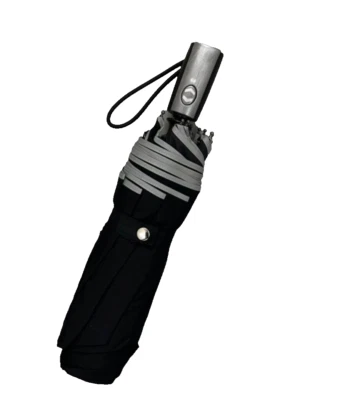 Paraguas de cierre abierto automático resistente al viento ventilado para hombre de gran tamaño con dosel para 2 personas Foto 1 de 4