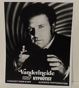 Imagen promocional vintage hipnotizador más rápido de Europa de Vandermeide 8" X 10" - Imagen 1 de 2