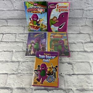 Lot Of 6 Barney DVD,  , Barney's Great Adventures, Big Movie, Dancing Dino