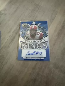 2022 LEAF METAL BLUE PRISMATIC #TKCW1 CALEB WILLIAMS 12 of 25 - BEARS, TROJANS - Bild 1 von 2