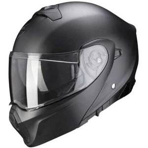 CASCO MODULARE MOTO SCORPION EXO 930 EVO SOLID NERO OPACO PEARL TOURING - Foto 1 di 5