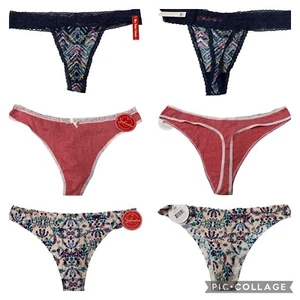 Splendies/Miss Vickie’s 2XL Women’s Lot Of 3 Plus Size Panties Thongs NWT - Picture 1 of 7