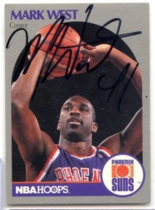 Tarjeta de aros autografiada firmada por Mark West 1990-91 #242 - Imagen 1 de 1