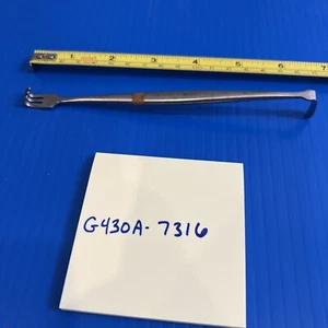 V. Mueller SU3786 Senn Retractor Blunt Delicate Double Ended 6.25 inch - Picture 1 of 7