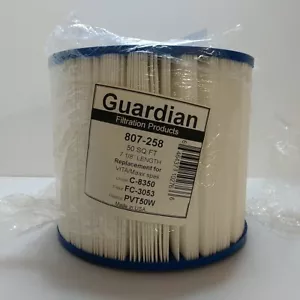 Filtro de spa para piscina Guardian reemplaza Pleatco Pvt50W Unicelc-8350 FC-3053 Leisure Ba - Imagen 1 de 4