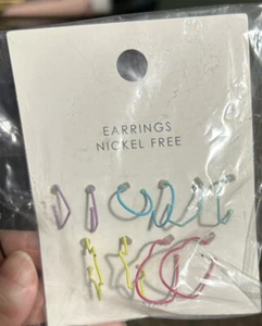 Unbranded nickel free earrings 5 pairs - Picture 1 of 4