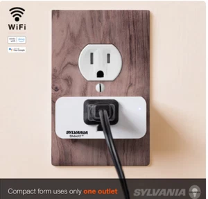 Sylvania Smart+ 1 Steckdosensteuerung mit Sprache oder App funktioniert mit Google & Alexa - Bild 1 von 1