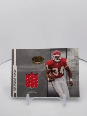 2003 DONRUSS#FF-158 ROOKIE LARRY JOHNSON AUTHENTIC GAME-WORN JERSEY 468/1250 - Image 1 of 2