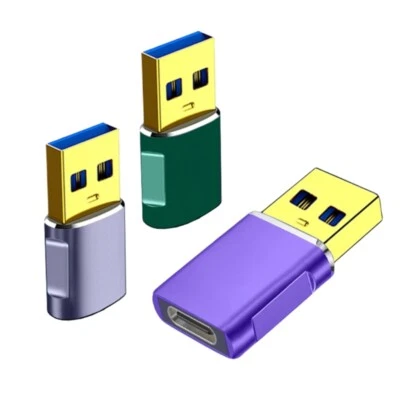 Lightweight USB Male to Type C Female Adapter Support 5Gbps Data Transmission - Image 1 of 4