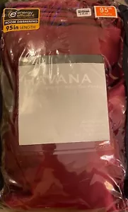 Nuovo~HAVANA MERLOT 1 ASTA TASCA PANNELLO LINGUETTA POSTERIORE (52"W x 95"L) - Foto 1 di 5
