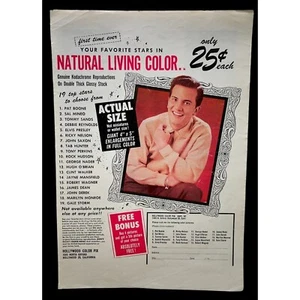 Hollywood Color Pix Vintage Print Werbung 50er Kodachrome Foto Reproduktionen - Bild 1 von 6