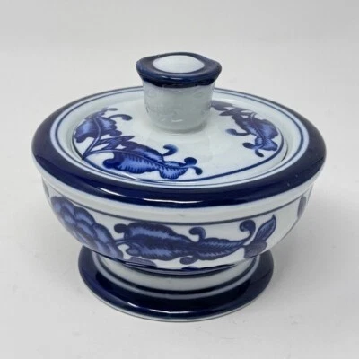 Azúcar azul y blanco The Bombay Company Foto 1 de 4