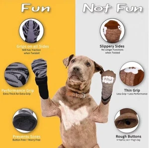 Anti-Slip Waterproof Dog Socks Protect From Salt - Picture 1 of 5