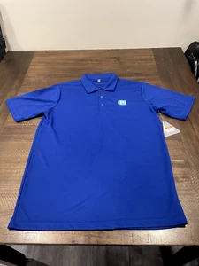 Neu mit Etikett Antigua Peak Polo PPG Paint Shirt Golf Freizeit Medium Short blau Drifit - Bild 1 von 4