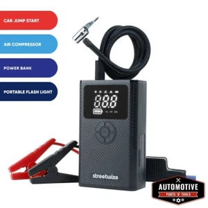 Arrancador de salto de coche compacto 4 en 1 800A compresor de neumáticos portátil coche salto hasta 5,0 L - Imagen 1 de 8
