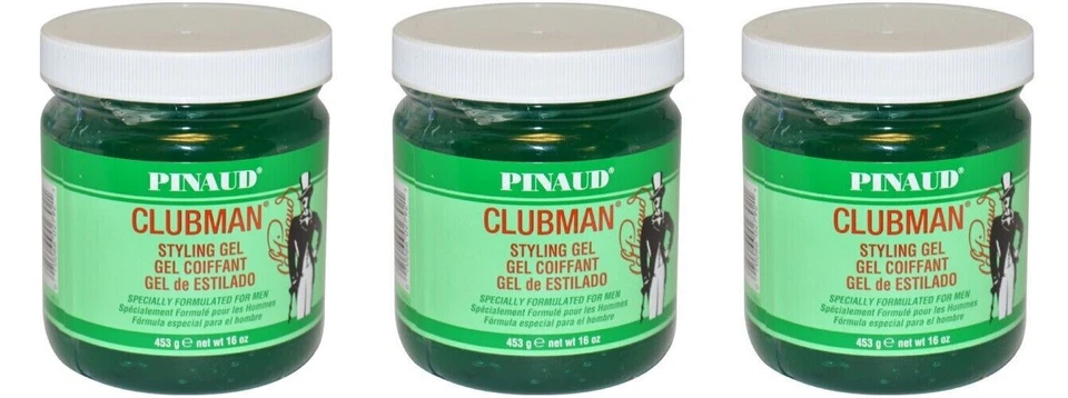 BL Clubman Style Gel Mens 16oz Jar *Three Pack* - Image 1 of 1