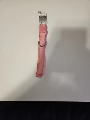 Good2Go Pink Polka Dot Adjustable Dog Collar, L/XL