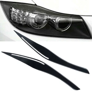 Headlight Eyelid Eyebrow Cover Accessories Fit BMW E90/E91/328i/335i 2006-2011 - Picture 1 of 12