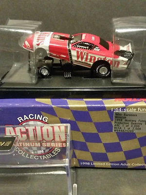 NHRA 1998 Action Diecast 1:64 Whit Bazemore Winston Mustang Funny Car  - Image 1 of 2