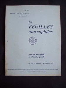 Les feuilles marcophiles - N° 207 1976 - Imagen 1 de 1