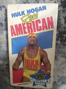 HULK HOGAN REAL AMERICAN WWF WWE COLLECTORS SERIES VHS RARE - Picture 1 of 3