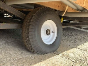Wheel For Static Caravan Chassis Assembly With Bearing 600-9 35mm Bearing Tyre - Picture 1 of 8
