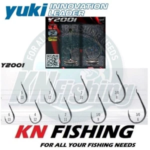 YUKI Y2001 Gancho de Pesca Japonés Anillado Alta Calidad Material de Carbono Tamaño 06-3/0 - Imagen 1 de 2