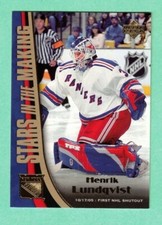 (1) HENRIK LUNDQVIST 2005-06 UPD  # SM6 RANGERS STARS IN THE MAKING (I4107)