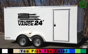 Donald Trump JD Vance 2024 sticker USA president election MAGA vinyl decal 47 D - Bild 1 von 8