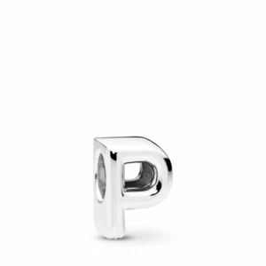 PANDORA Charm Sterling Silver ALE S925 LETTER INITIAL P 797470 - Picture 1 of 1