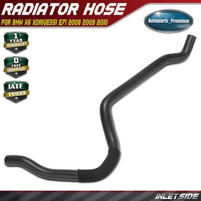 1x Manguera de radiador de entrada nueva para BMW X6 xDrive35i E71 2008 2009 2010 11537580585 Foto 1 de 4