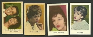 Lill Babs Dario Campeotto Film Movie Actress Fab Card Collection