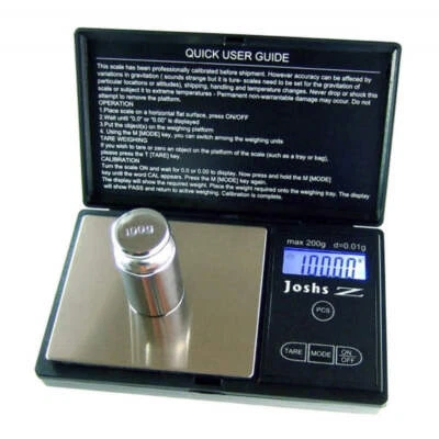 GEQUIP SHOP Joshs Z 200 Digitalwaage 200g/0,01 ink. Justiergewicht