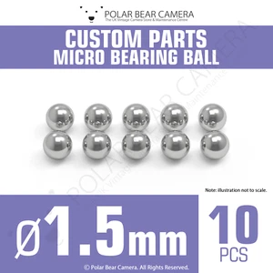 Camera Lenses Aperture Steel Ball Bearing Click Ring Repair 1.5MM [10 Pieces] - Picture 1 of 3