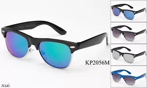Kids Sunglasses Retro Fashion Toddler Children Youth Lead Free UV100% Boys Girls - Picture 1 of 11