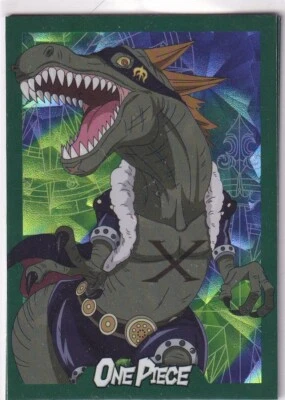 Tarjeta Panini One Piece 25th Anniversary Nº 70 X-Drake Rainbow Parallel