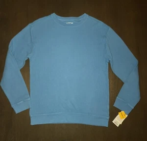 NEW BOYS CAT & JACK TEXTURED CREWNECK PULLOVER SWEATSHIRT SIZE L 10-12 - Picture 1 of 4