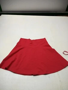 No Boundaries Women's Red Elastic Waist A Line Pull Up Skirt size 11/13 L - Picture 1 of 4