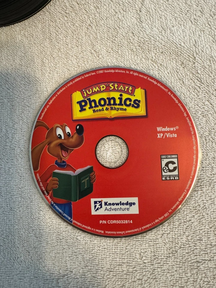 Jump Start Phonics Read & Rhyme - 2007 Windows XP/Vista - Image 1 of 1