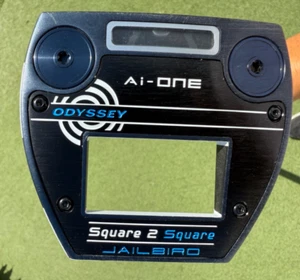 Odyssey Jailbird Putter 35 Inch Square 2 Square RH - Lab Press 1.5 Grip - Picture 1 of 9