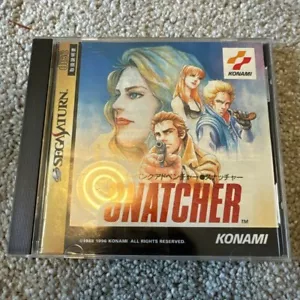 Sega Saturn SS Snatcher KONAMI Japanese Edit Good GP - Picture 1 of 4
