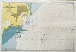 Gráfico de mapa de papel náutico Admiralty 806 RIZHAO GANGJIU GANGQU AND APROACES - Imagen 1 de 12