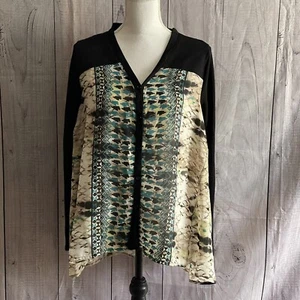 Style & Co. Tunic Top, Small, Button Down, Semi Sheer, Polyester Blend - Picture 1 of 8