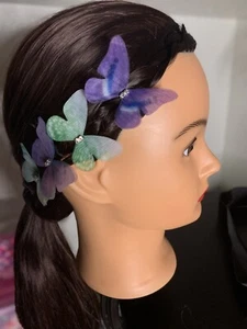 10 Piece butterfly hair clips - Picture 1 of 8