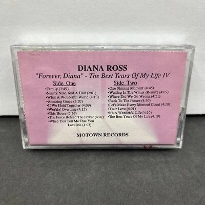 DIANA ROSS “FOREVER, DIANA” CHAIN REACTION IV MOTOWN ADVANCE PROMO CASSETTE - Image 1 of 4